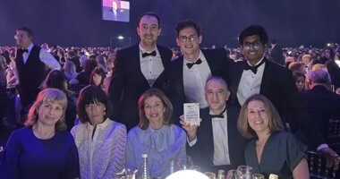 Picture of the LADS team at the HSJ Awards 2023