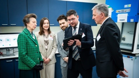 The Princess Royal meets with researchers, clinicians and collaborators of the UNITY Project.