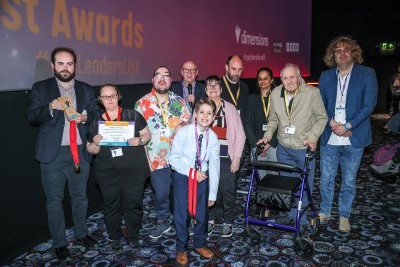 Members of Bexley Mencap at an awards ceremony