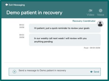 Demo patient in recovery V3 - Life Lines - July 2022