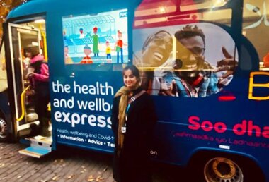 Yasi Noori and the Health and Wellbeing Bus