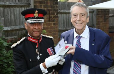Prof Mark Monaghan receiving King's Honour