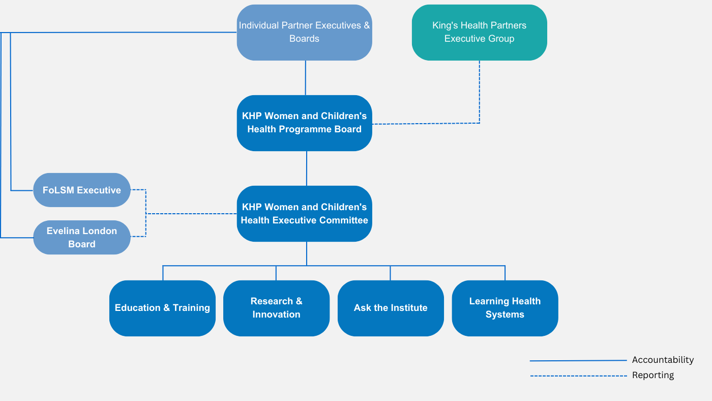 WCH Governance Chart from canva